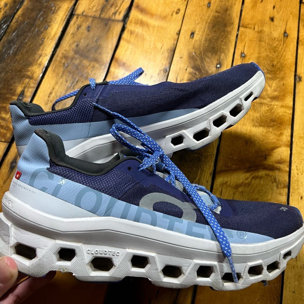 On Cloud Women’s 9.5 CloudMonster Acai Lavender Blue Cloudtec Road Running Shoe